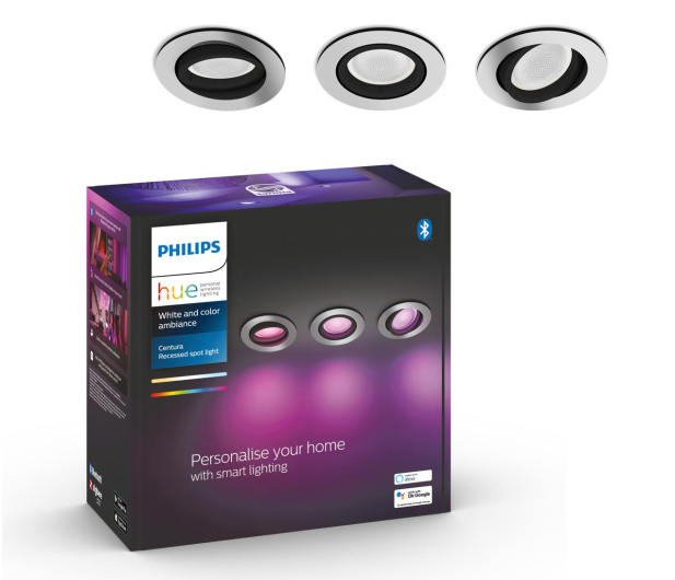 Philips Hue White and color ambiance Reflektor Centura (alu.) - 727323 - zdjęcie